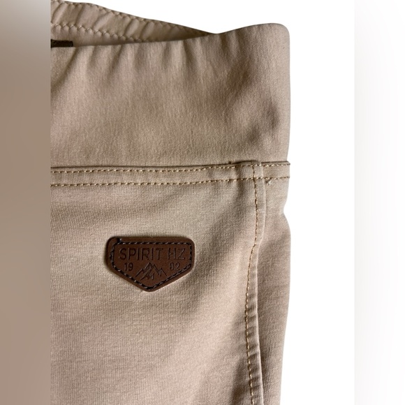 Youth Horze Spirit Tan Horseback Riding Equestrian Breeches Size Small Pull On - Picture 3 of 5